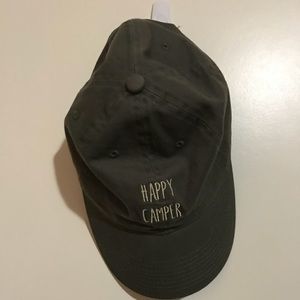 Happy camper baseball hat